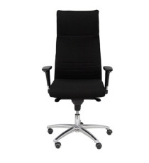 Poltrona direzionale Albacete - con braccioli regolabili e schenale alto - nero - Piqueras y Crespo