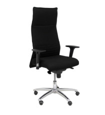 Poltrona direzionale Albacete - con braccioli regolabili e schenale alto - nero - Piqueras y Crespo