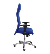 Poltrona direzionale Albacete - con braccioli regolabili e schIenale alto - blu - Piqueras y Crespo