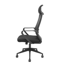 Poltrona direzionale Pro534 - con braccioli  e poggiatesta fissi - tessuto - nero - Piqueras y Crespo