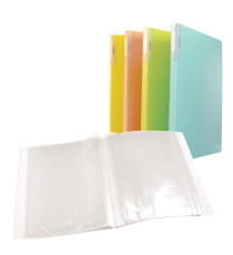 Portalistini Spring - PP - A4 - 30 buste - colori assortiti - Colorosa