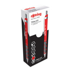 Portamine Tikky - mina 0,5mm - fusto rosso - Rotring