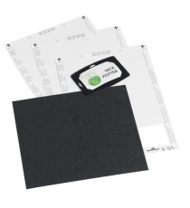 Portanome in cartoncino riciclato - 54 x 90 mm - Durable - conf. 20 pezzi