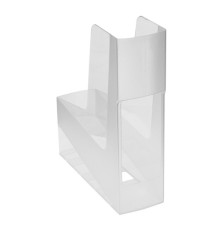 Portariviste Green2desk - in PS riciclato - 30 x 25,8 cm - dorso 9 cm - trasparente - Fellowes