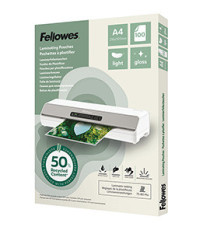 Pouches riciclate - A4 - 2x80 micron - Fellowes - scatola 100 pezzi