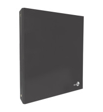 Raccoglitore ad anelli - 27 x 32 cm - Ø 30 mm - grigio scuro - BM