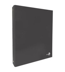 Raccoglitore ad anelli - 27 x 32 cm - Ø 30 mm - grigio scuro - BM