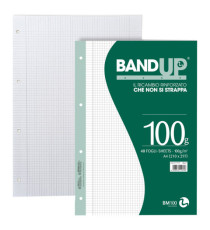 Ricambi BandUP forati rinforzati - A4 - 4mm c/margine - 100gr - BM - conf. 40 pezzi