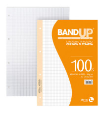 Ricambi BandUP forati rinforzati - A4 - 5mm c/margine - 100gr - BM - conf. 40 pezzi