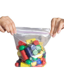 Sacchetti Zip - 7 x 10 cm - 45 micron - LDPE - trasparente - Viva - conf. 100 pezzi