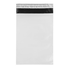 Sacchetto - per corrieri - 22 x 32 x 5 cm - PE - bianco - conf. 100 pezzi