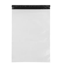 Sacchetto - per corrieri - 60 x 90 x 5 cm - PE - bianco - conf. 50 pezzi