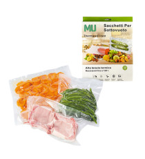Sacchetto per sottovuoto - termoresistenti - 20 x 25 cm - Mulin - conf. 30 pezzi