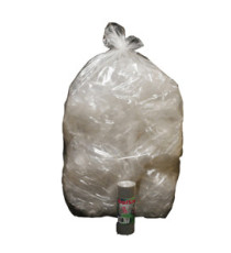 Sacchi - 70 x 110 cm - 110 L - 22 micron - MDPE/HDPE - trasparente neutro - Rolsac - conf. 10 pezzi