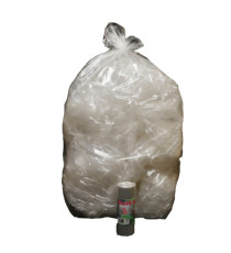 Sacchi - 70 x 110 cm - 110 L - 22 micron - MDPE/HDPE - trasparente neutro - Rolsac - conf. 10 pezzi