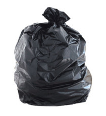 Sacchi - 90 x 120 cm - 130 L - 50 micron - MDPE/HDPE - nero - Rolsac - scatola 200 pezzi