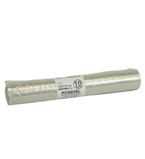 Sacco rifiuti - PCR - 72 x 110 cm - 110 L - 30 gr - neutro -Bio Extrusion - conf. 10 pezzi
