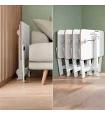 Scrivania Compatta Pneumatica Sit-Stand - mobile - pieghevole - 65 x 46 x 74-109 cm - bianco - Leitz