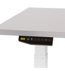 Scrivanie motorizzate - 140 x 80 x 116 cm  - bianco - Rocada