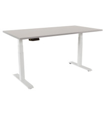 Scrivanie motorizzate - 140 x 80 x 116 cm  - grigio - Rocada