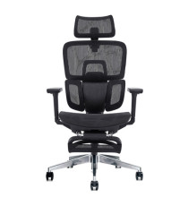 Seduta ergonomica - con braccioli regolabili - nero - Unisit