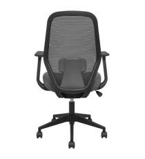 Seduta operativa Ergo 529 - con braccioli fissi - tessuto - grigio - Piqueras y Crespo