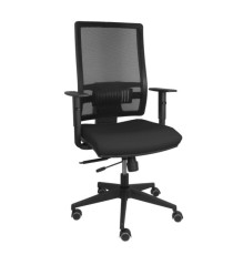 Seduta operativa Horna - con braccioli - tessuto - nero - Piqueras y Crespo