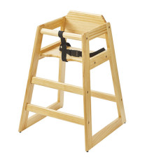 Seggiolone per bambini - 51 x 48 x 74cm - legno naturale - Leone