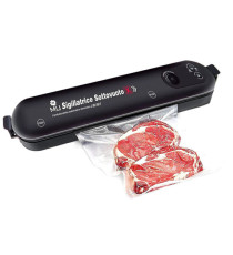 Sigillatrice per alimenti sottovuoto - nero - portatile - Mulin