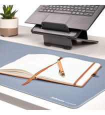 Sottomano da scrivania Breyta - 40 x 80cm - Blu marino - Fellowes