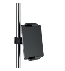 Supporto per tablet con morsetto tubolare - TOUGH CLAMP XL - da 7 a 13 con cover - ruotabile di 360° - Durable