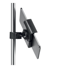 Supporto per tablet con morsetto tubolare - TOUGH CLAMP XL - da 7 a 13 con cover - ruotabile di 360° - Durable
