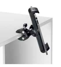 Supporto per tablet con morsetto tubolare - TOUGH CLAMP XL - da 7 a 13 con cover - ruotabile di 360° - Durable