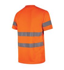 T-shirt alta visibilità Mizar - taglia XL - arancio fluo - U-Power - conf. 3 pezzi