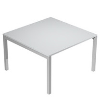 Tavolo riunioni Agorà - 120 x 120 x 74,4 cm - bianco