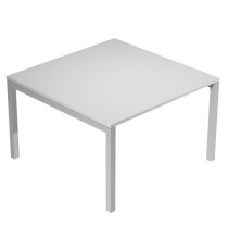 Tavolo riunioni Agorà - 120 x 120 x 74,4 cm - bianco