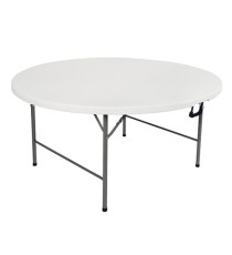 Tavolo rotondo - HDPE - diametro 150 x 74 cm - bianco - Verdelook