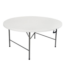 Tavolo rotondo - HDPE - diametro 150 x 74 cm - bianco - Verdelook