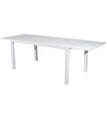 Tavolo Sardegna - rettangolare - 160 x 100 x 74 cm - bianco - Verdelook