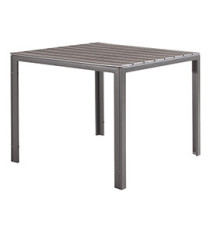 Tavolo Tenerife - quadrato - 78 x 78 x 74 cm - grigio - Verdelook