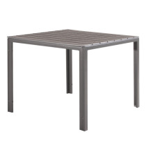Tavolo Tenerife - quadrato - 78 x 78 x 74 cm - grigio - Verdelook