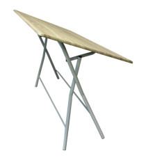 Tavolo Thiny small - 80 x 60 x 75 cm - effetto legno - Verdelook