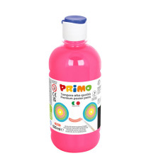 Tempera brillante perlata - 500ml - colori fluo assortiti - Primo - box 6 colori