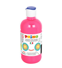 Tempera brillante perlata - 500ml - colori fluo assortiti - Primo - box 6 colori