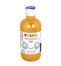 Tempera brillante perlata - 500ml - colori perlati assortiti - Primo - box 6 colori