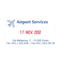 Timbro Professional 4.0 5460 Datario - 5,6 x 3,3 cm - 4 mm - personalizzabile - autoinchiostrante - cartuccia non inclus