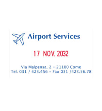 Timbro Professional 4.0 5460 Datario - 5,6 x 3,3 cm - 4 mm - personalizzabile - autoinchiostrante - cartuccia non inclus