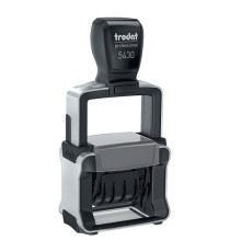 Timbro Professional datario 3 testi 5430  + RICEVUTO/PAGATO/REGISTRATO - 4 mm - autoinchiostrante - Trodat