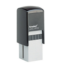 Timbro quadrato 4922 - personalizzabile - 20 x 20 mm - 5 righe - autoinchiostrante - Trodat