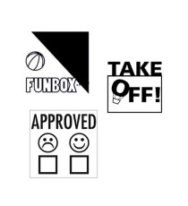 Timbro quadrato 4922 - personalizzabile - 20 x 20 mm - 5 righe - autoinchiostrante - Trodat